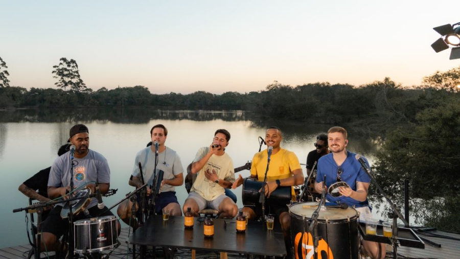 Um7Samba grava projeto audiovisual ao vivo em Morro da Fumaça